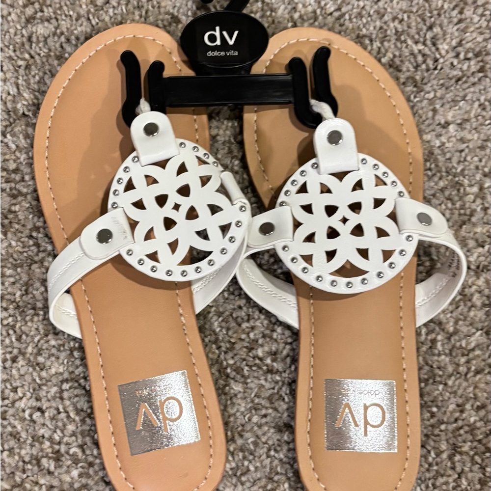 Dolce Vita White Sandals